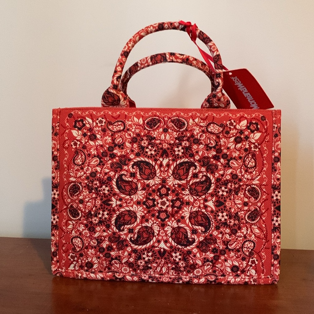 SEPT/OCT BUYERS GIVEAWAY Montana West Red Patterned Women's Bag NWT - Picture 2 of 7